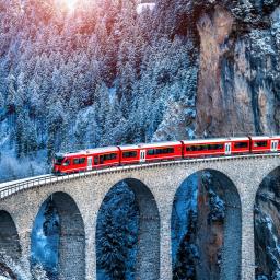 piete de craciun tren glacier express